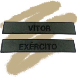 Kit Novo Sutache Bordado do Exército Brasileiro – 2 Unidades
