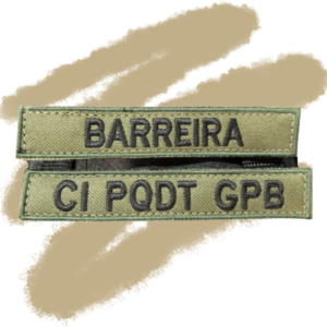 Tarjeta Sutache Bordada Personalizada – Exército Brasileiro