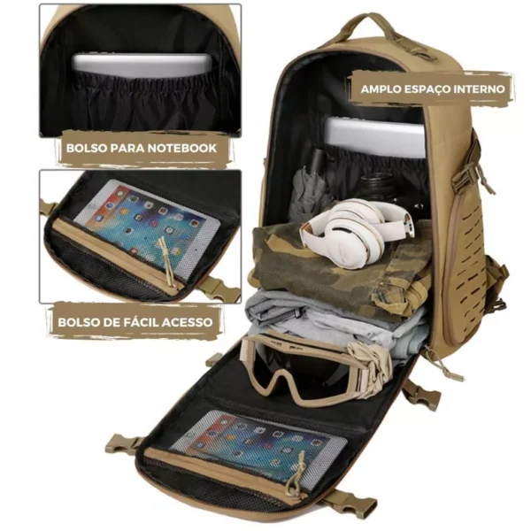 Mochila Militar Tática do Exército - Imagem 3