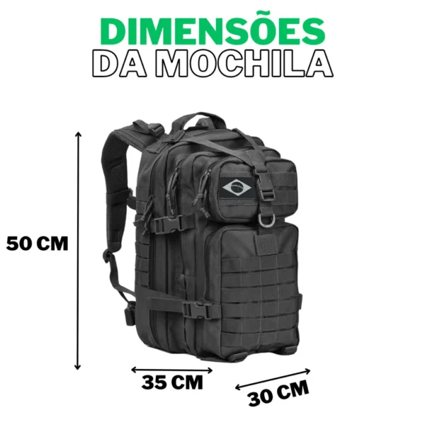 Mochila Executiva Impermeável (Militar) - Imagem 5