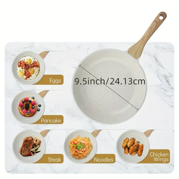 Frigideira de Cerâmica Antiaderente LDQ, 31.75 cm, Compatível com Indução - Imagem 7