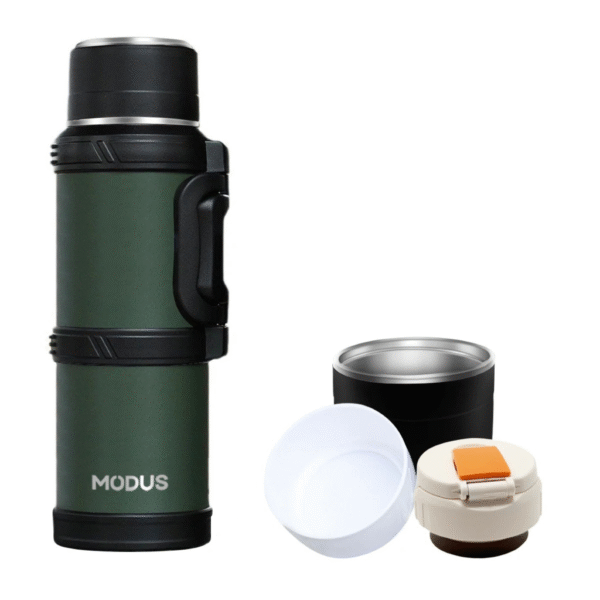 Garrafa Térmica de Água Camada Dupla Vácuo Aço Inoxidável 2.4L – MODUS