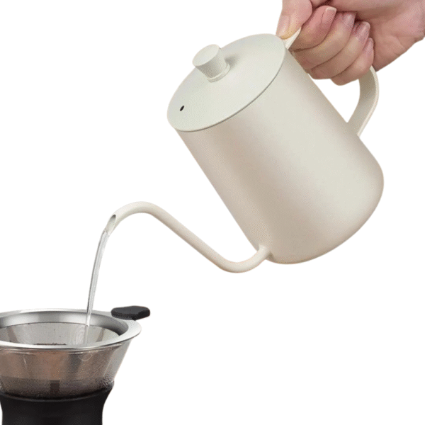 CoffeeMaster Chaleira Pour Over com Pescoço de Cisne e Revestimento Teflonado (600ml)