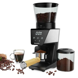 Moedor de Café Elétrico Automático BioloMix com 30 Engrenagens e Armazenamento Visual