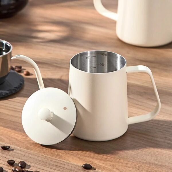 CoffeeMaster Chaleira Pour Over com Pescoço de Cisne e Revestimento Teflonado (600ml) - Imagem 4