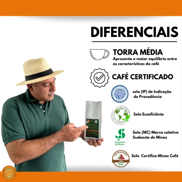 1Kg de Café Especial Artesanal Torrado em GRÃOS 100% Arábica - Imagem 4