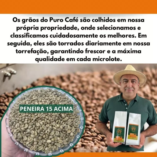 1Kg de Café Especial Artesanal Torrado em GRÃOS 100% Arábica - Imagem 5