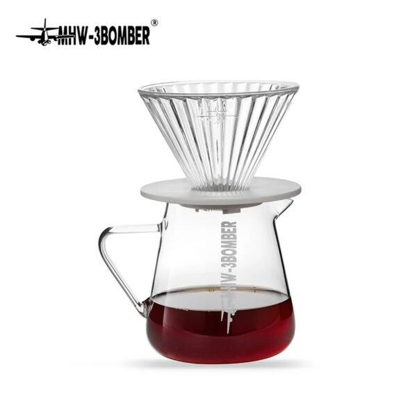 Servidor de Café em Vidro com Gargalo Precisão Pour Over - MHW-3BOMBER 500ml - Imagem 3