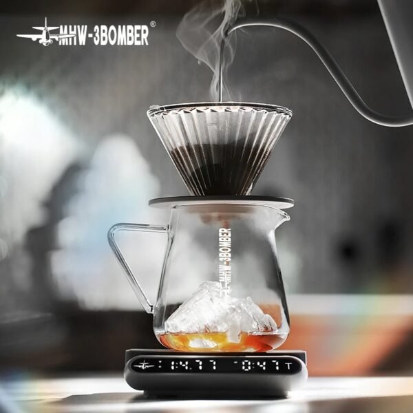Servidor de Café em Vidro com Gargalo Precisão Pour Over - MHW-3BOMBER 500ml - Imagem 6