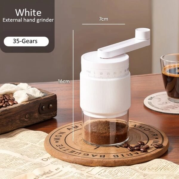 Moedor de Café Manual com 35 Engrenagens Ajustáveis - Imagem 8