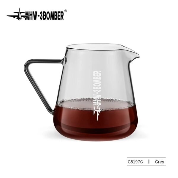Servidor de Café em Vidro com Gargalo Precisão Pour Over - MHW-3BOMBER 500ml - Imagem 8
