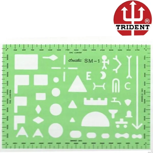 Gabarito de Símbolos Militares SM-1 - Trident - Imagem 2