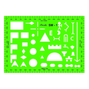 Gabarito de Símbolos Militares SM-1 - Trident