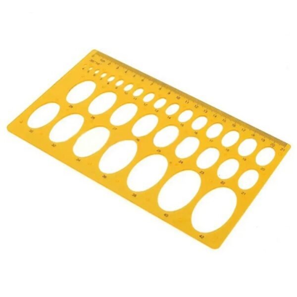 Régua Mecânica Oval Redonda – Elipse 21cm/25cm - Imagem 3