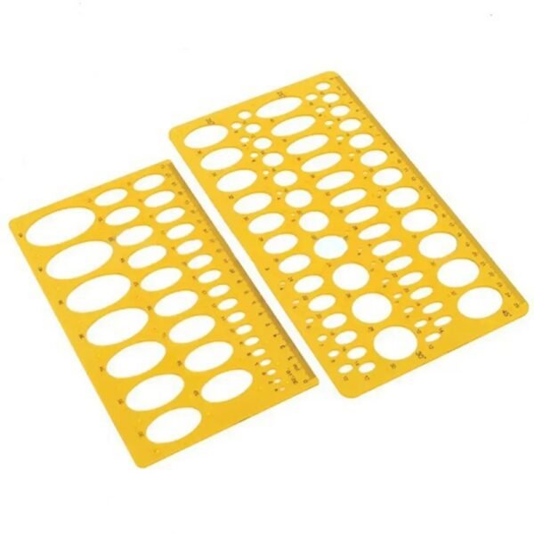 Régua Mecânica Oval Redonda – Elipse 21cm/25cm - Imagem 7